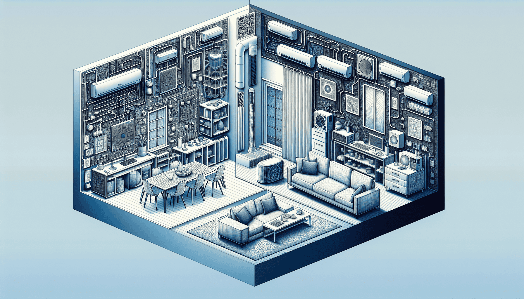 Different types of ductless mini split systems, cooling systems, and ductless hvac systems