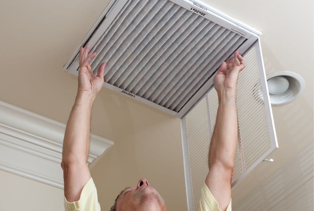 how to clean air vents in home